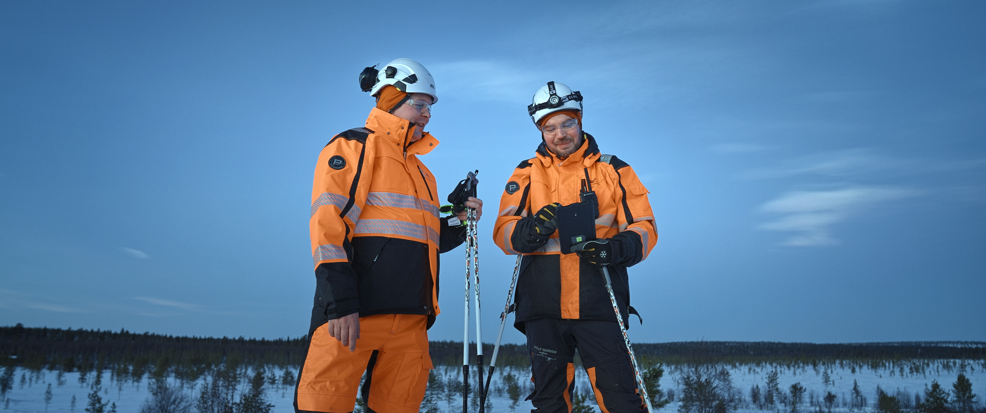 hiihtäjät Soklissa