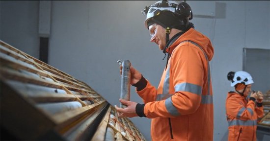 Drill core research